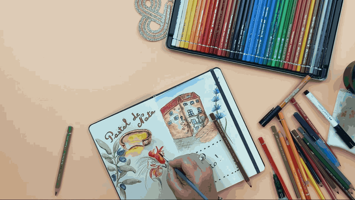 Dessin d’un coq portugais (emblème national)