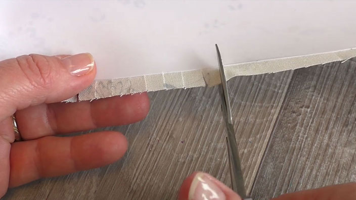 Préparation du tissu