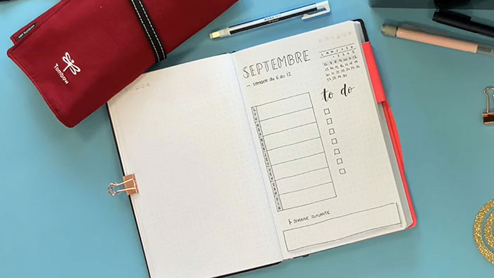 Planning hebdomadaire