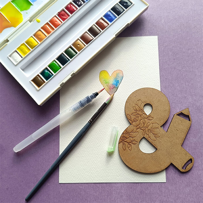 Carte aquarelle
