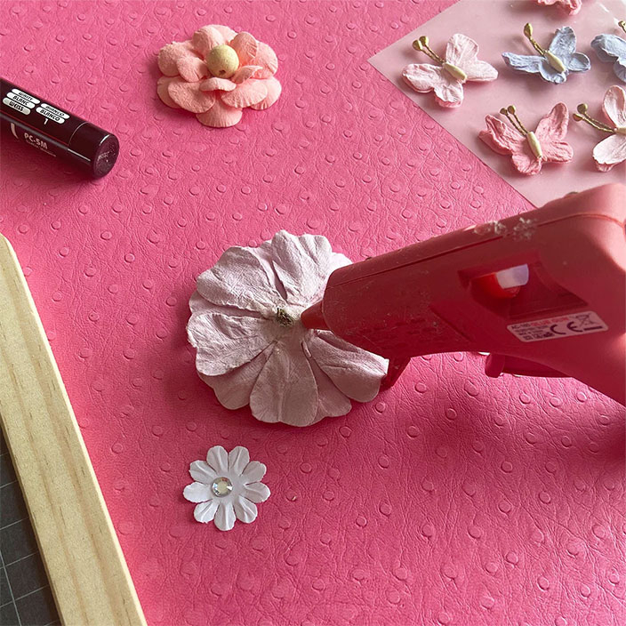 Fixation des fleurs