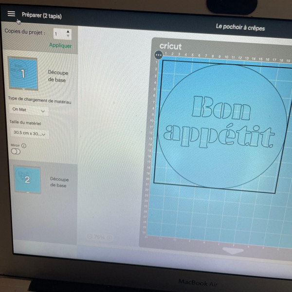 Choix du design à découper