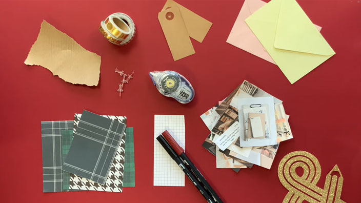 Préparation la base du moodboard