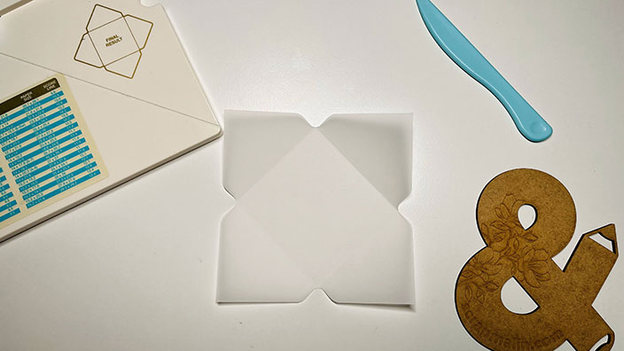 Découpe de l'enveloppe