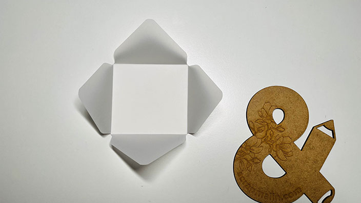 Découpe de l'enveloppe