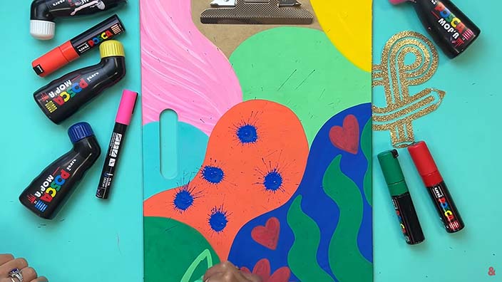 Variation de couleurs et formes