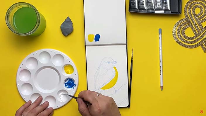 Peinture du ventre