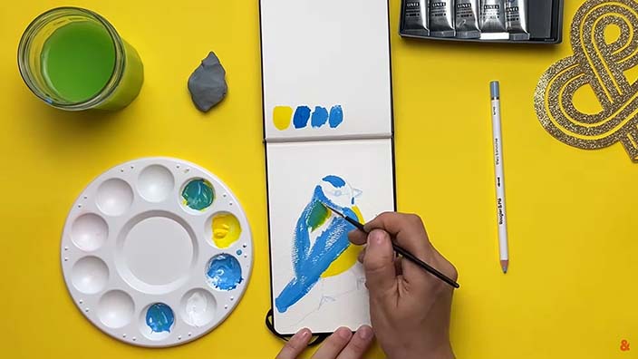 Peinture du dos