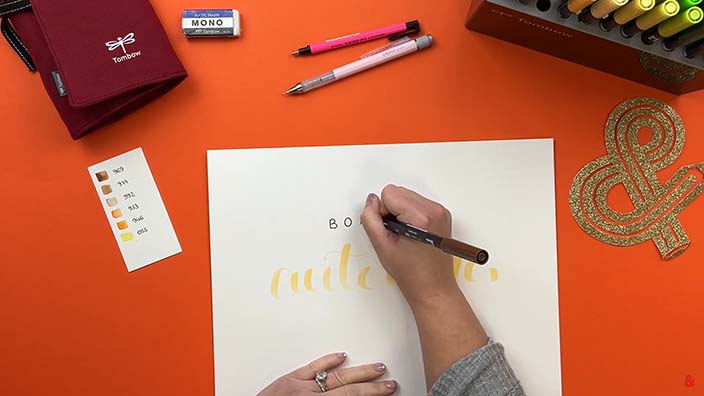Ecriture du mot
