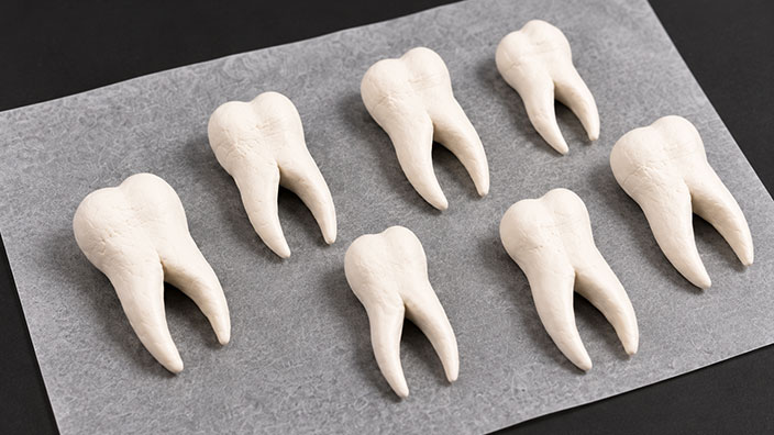 Laisser sécher les dents