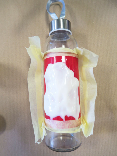 Appliquer la crème à graver