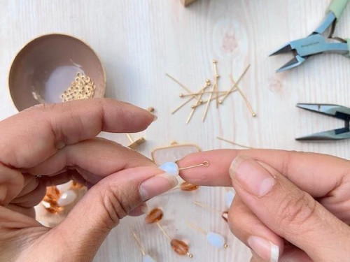 Montage des perles