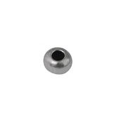 Perle en métal argent ø 6 mm - 6 pièces