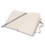 Carnet grand format pages blanches saphir 13 x 21 cm