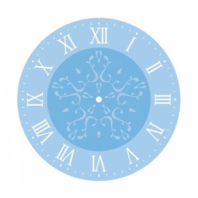 Kit pochoirs pour horloge chiffre romains