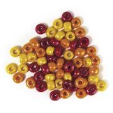 Perles en verre opaque 8,7 mm x 55 g