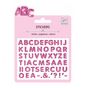 Mini stickers pailletés lettres 3D x 50 pcs