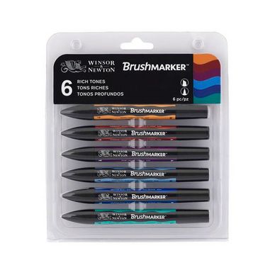 Marqueur Brushmarker 6 tons Riches