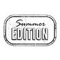 Tampon en bois summer edition 5,3 x 3,7 cm