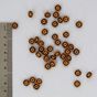 Perle en métal intercalaire toupie laiton - 8 mm