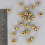 Perle en céramique ronde beige irisé - 8,5 mm