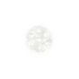 Perle en métal pétale fleurs 7 trous argent brillant - 12 x 12 mm