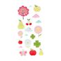 Stickers Puffies Adorable Fruits x 19 pcs