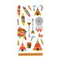 Stickers Puffies Totem Indiens x 21 pcs