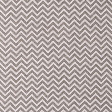 Tissu 50 x 140 cm Zigzag blanc et gris