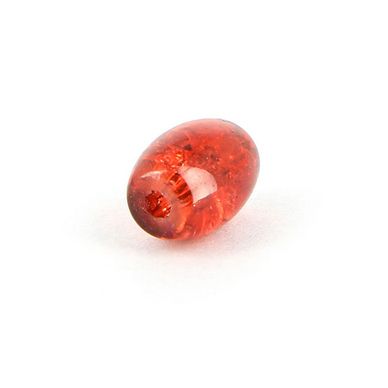 Perle cylindre bombée synthétique - 8 x 19 mm