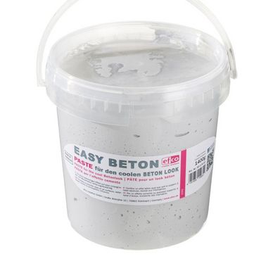 Pâte de texture imitation Béton gris Easy 1,4 kg