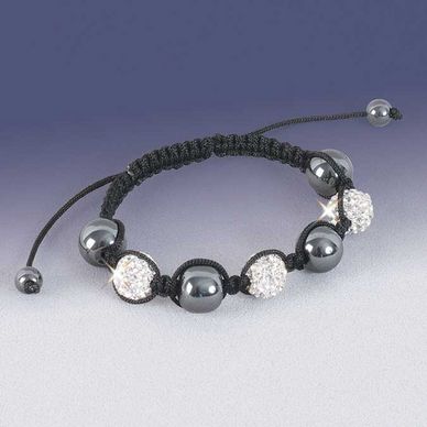 Kit bijoux Bracelet Shambala Hématite