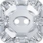 Bouton à coudre carré 3017 - 10 mm - Crystal
