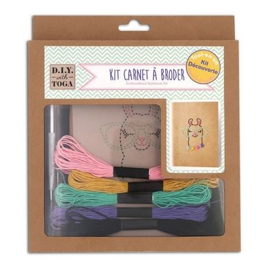 Kit Carnet à broder Lama