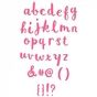 Matrice de découpe Thinlits Die Alphabet lettres minuscules 38 pcs
