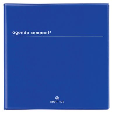 Agenda semainier 2023-2024 16.5 x 16.5 cm Boréal Bleu