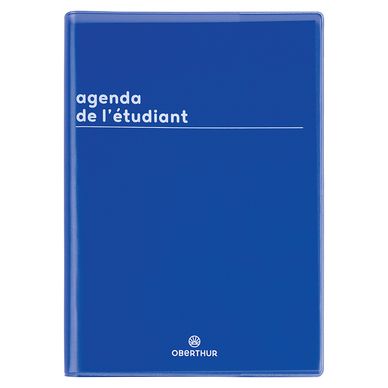 Agenda scolaire 2023-2024 journalier 12,5 x 17.5 cm Boréal Bleu