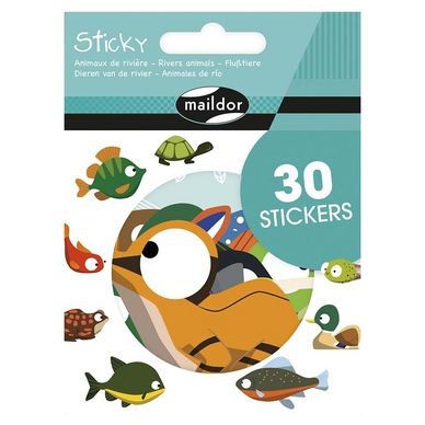 Stickers repositionnables Stick Story Animaux de la rivière