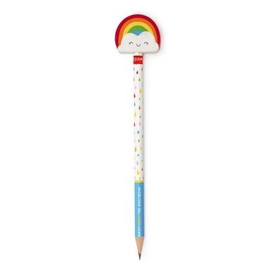 Crayon avec Gomme Arc-en-ciel