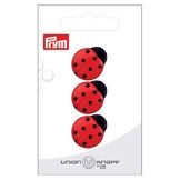 Bouton Polyester 18 mm 3 pcs Coccinelle