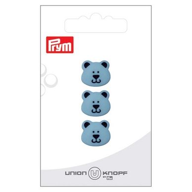Bouton Polyester 15 mm 3 pcs Tête d'Ours