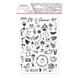 Tampon Stampo Bullet journal Hiver 46 pcs