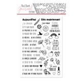 Tampon Stampo Bullet journal Messages 48 pcs