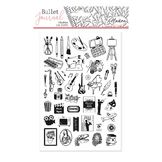 Tampon Stampo Bullet journal Hobbies 46 pcs