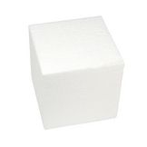 Cube en polystyrène 15 x 15 x 15 cm