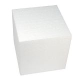 Cube en polystyrène 20 x 20 x 20 cm