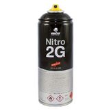Peinture en spray Noir ultra couvrant Nitro 2G Silver Killer 400 ml