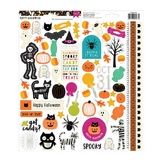 Stickers en papier Happy Halloween 58 pcs