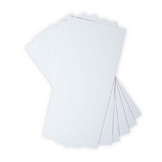 Planches de carton blanc 15,2 x 33 cm Blanc 6 pcs