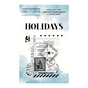 Tampons transparents Holidays 4 pcs
